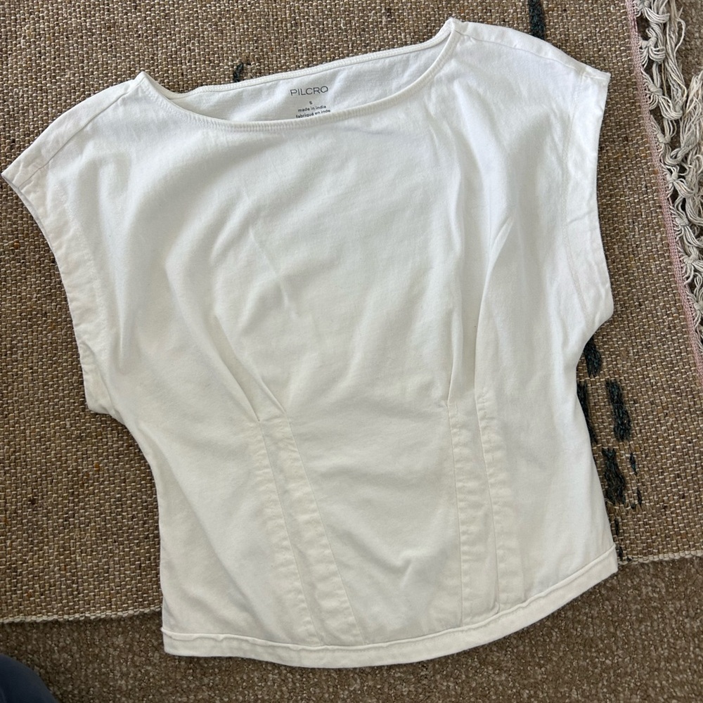 Anthropology Pilcro Women's white Blouse